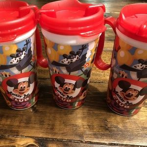 Walt Disney World Park Set Of 3 Souvenir Mug